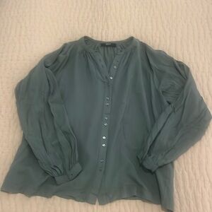 Able Ruth Flowy Button Down Blouse